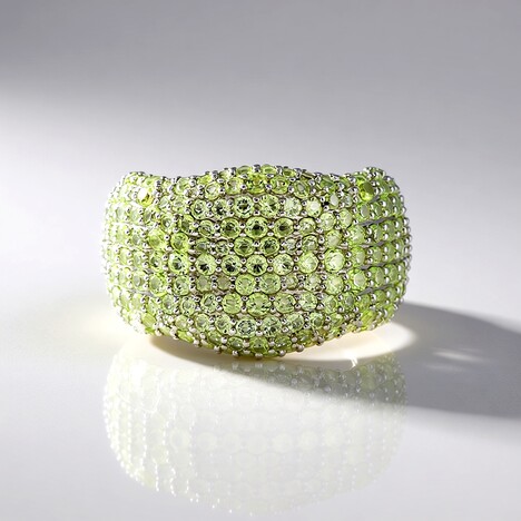 Anello in argento con Peridoto (de Melo)