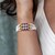 Bracciale in argento con Ametista (KM by Juwelo)