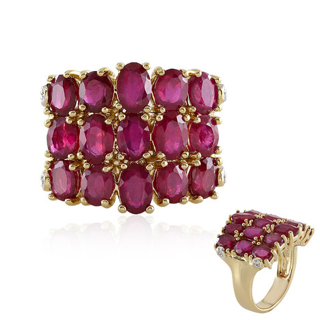 Madagaskar-Rubin-Silberring