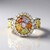 Anello in argento con Zaffiro Giallo (Gems en Vogue)
