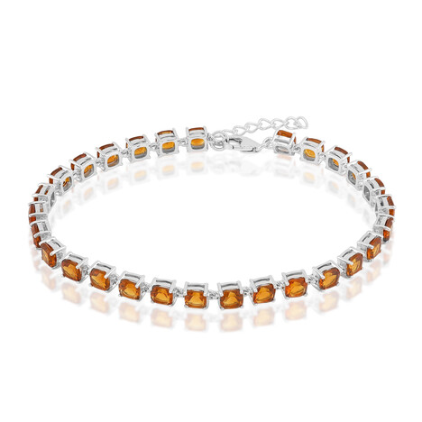 Bracelet en argent et Citrine Madère