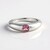 Anello in argento con Tormalina Rosa Brasiliana