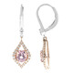 Boucles d'oreilles en or et Spinelle rose de Birmanie (CIRARI)