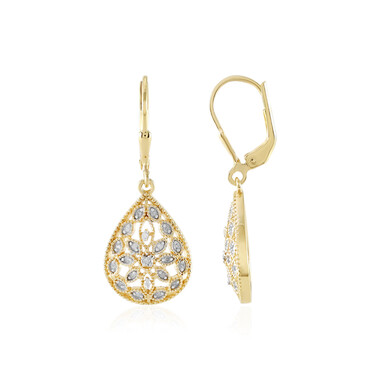 I2 (J) Diamant-Silberohrringe