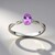 Anello in oro con Zaffiro Rosa (CIRARI)