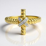 Anello in argento con Diamante I1 (G) (Annette)