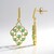 Orecchini in argento con Smeraldo Russo