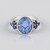 Anello in oro con Fluorite Blu (KM by Juwelo)