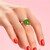 Zilveren ring met een Canadese jade