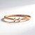 Anello in oro con Diamante Rose de France SI1 di Argyle (Annette)
