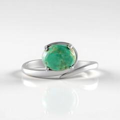 Anello in argento con Turchese Tyrone (Faszination Türkis)