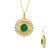 Collar en plata con Esmeralda de Zambia (Gems en Vogue)