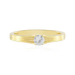 Bague en argent et Saphir blanc