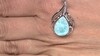 Colgante en plata con Larimar