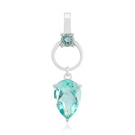 Pendentif en argent et Fluorite du Braldu (Pallanova)