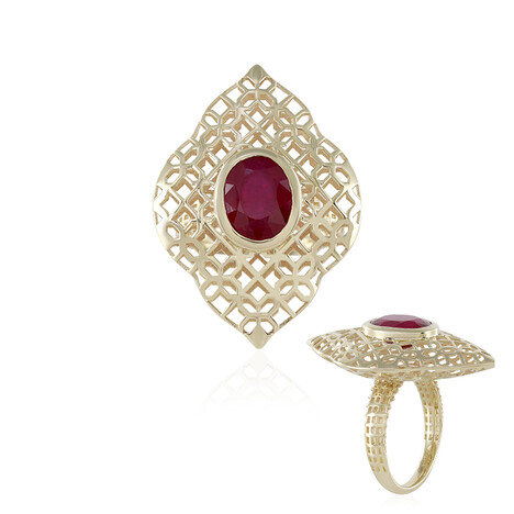 Bague en or et Rubis de Madagascar (Ornaments by de Melo)