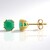 Orecchini in argento con Smeraldo Brasiliano