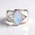 Anello in argento con Opale di Welo AAA (de Melo Essence)