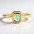 Anello in argento con Smeraldo Color Paraiba