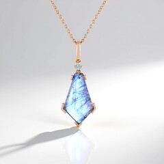 Collana in argento con Labradorite Blu Maniry (KM by Juwelo)