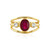 Madagascar Ruby Silver Ring
