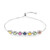 Yellow Sapphire Silver Bracelet