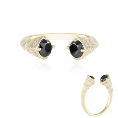 Anillo en oro con Diamante negro (de Melo Gold)