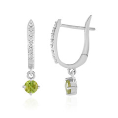Pendientes en plata con Esfena
