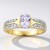 Anello in oro con Tanzanite Rosa (non riscaldata)