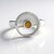 Anello in argento con Zircone Giallo (MONOSONO COLLECTION)