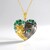 Collana in argento con Smeraldo Zambia (Gems en Vogue)