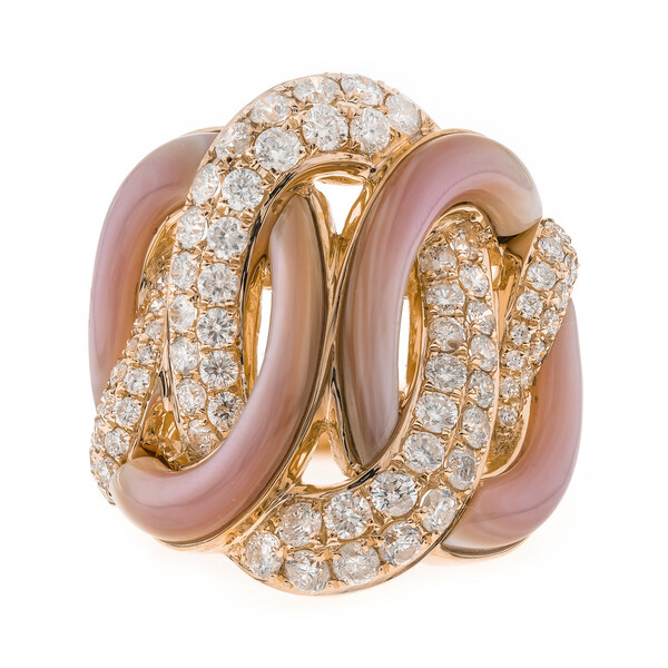 Anillo en oro con Nácar
