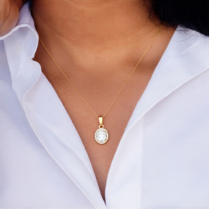 Pendentif en argent et Zircon