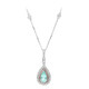 Collana in oro con Tormalina Paraíba (CIRARI)