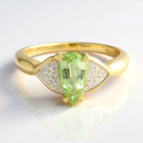 Anello in oro con Tormalina Paraíba