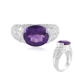 Sibirischer Amethyst-Silberring (de Melo Essence)