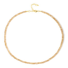 Collana in argento con Zircone Champagne