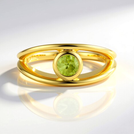 Anello in argento con Sfene