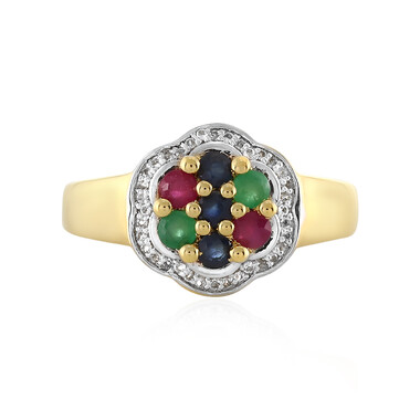 Anello in argento con Zaffiro Blu