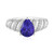Bague en or et Tanzanite AAA (de Melo)