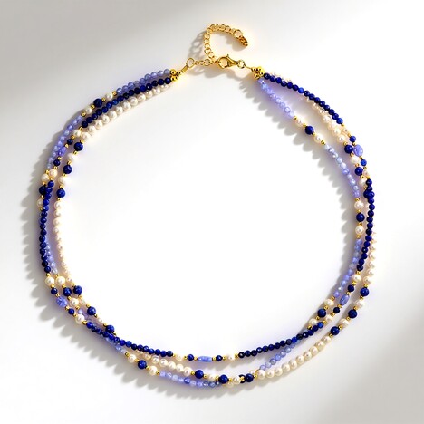 Collana in argento con Tanzanite (Riya)