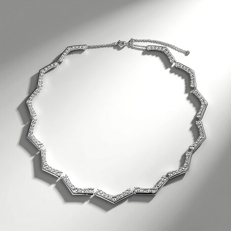 Collana in argento con Zircone (Adela Silber)
