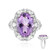Amethyst-Silberring