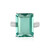Belgian Teal Fluorite Silver Ring