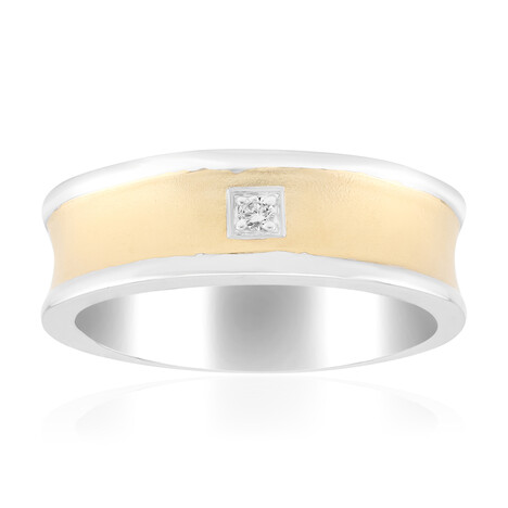 I1 (G) Diamond Silver Ring (Annette)