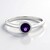 Anello in argento con Ametista