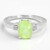 Anello in argento con Prehnite