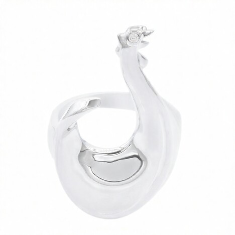 Anello placcato in oro con Zircone