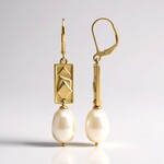Orecchini in argento con Perla d'Acqua Dolce Bianca