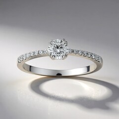 Anello in oro con Diamante VVS1 (G)